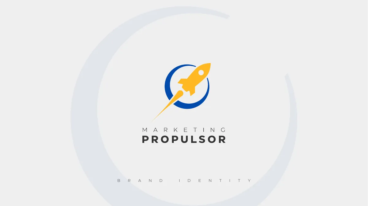 Portada del manual de identidad visual de Marketing Propulsor